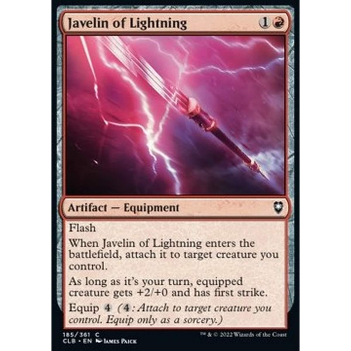 Javelin of Lightning - Javelin of Lightning - [CLB] [NM] [Foil]