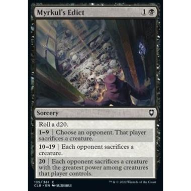 Myrkul's Edict - Myrkul's Edict - [CLB] [NM] [Foil]