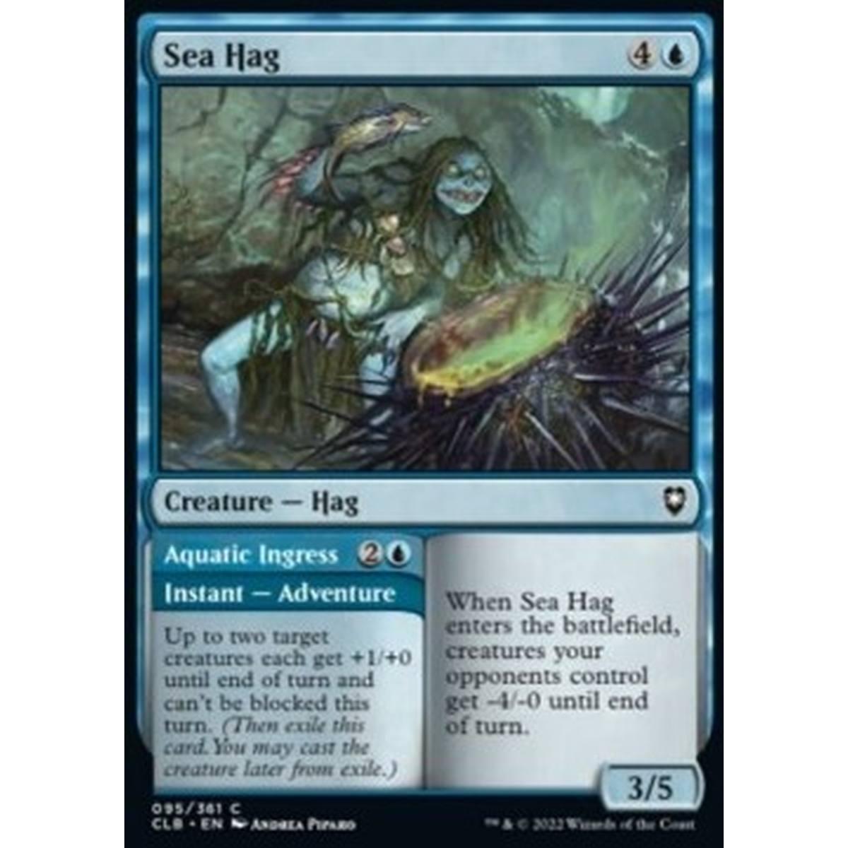 Sea Hag // Aquatic Ingress - Sea Hag // Aquatic Ingress - [CLB] [NM] [Foil]