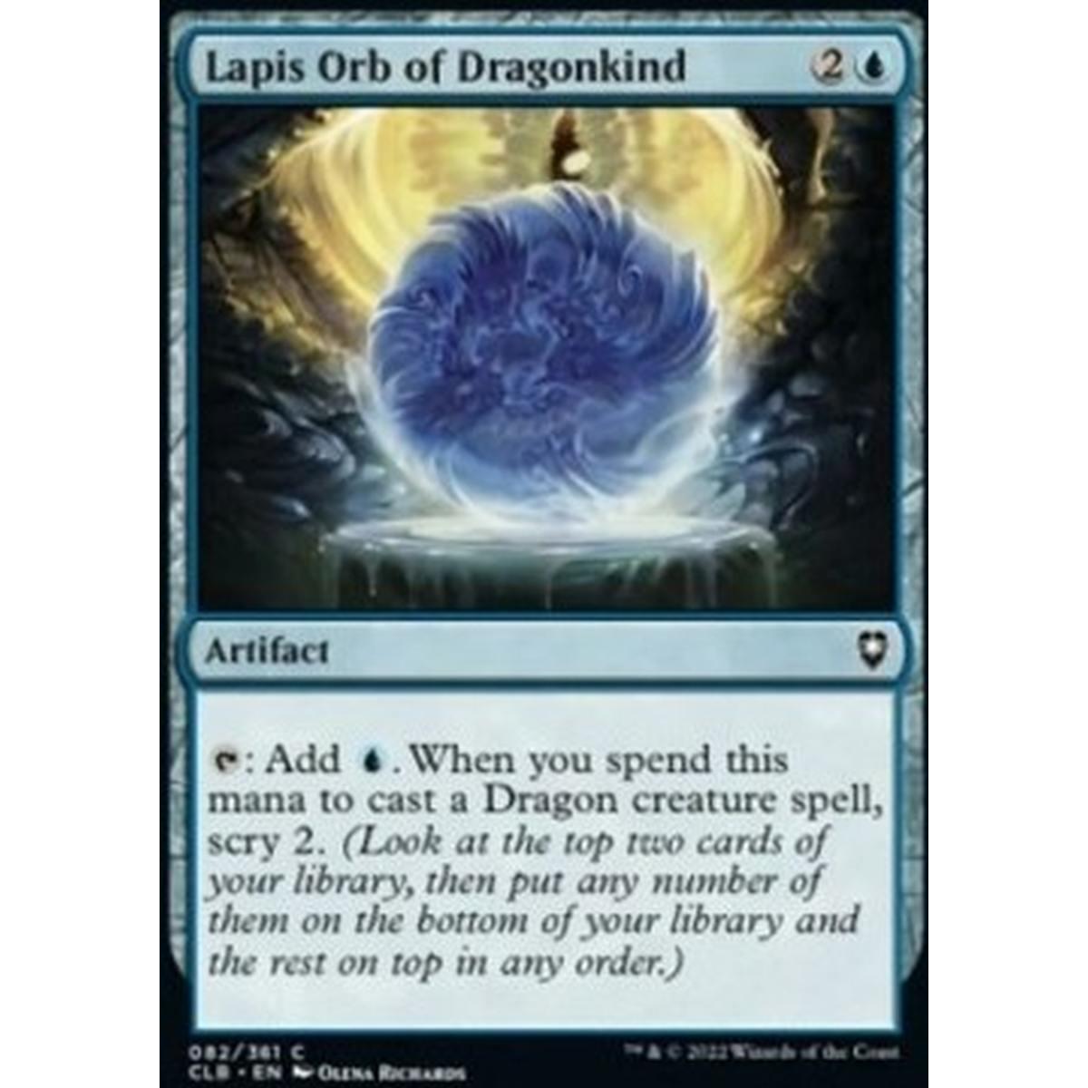 Lapis Orb of Dragonkind - Lapis Orb of Dragonkind - [CLB] [NM] [Foil]