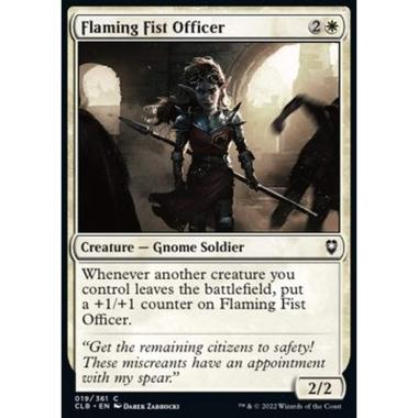 Flaming Fist Officer - Flaming Fist Officer - [CLB] [NM] [Foil]