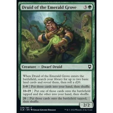Druid of the Emerald Grove - Druida del Boschetto di Smeraldo - [CLB] [NM] [Foil]