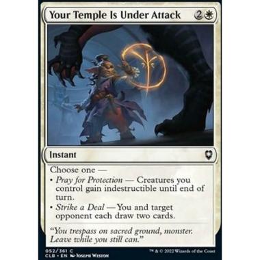 Your Temple Is Under Attack - Il Tuo Tempio Ã Sotto Attacco - [CLB] [NM]