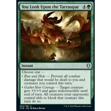 You Look Upon the Tarrasque - Osservi il Tarrasque - [CLB] [NM]