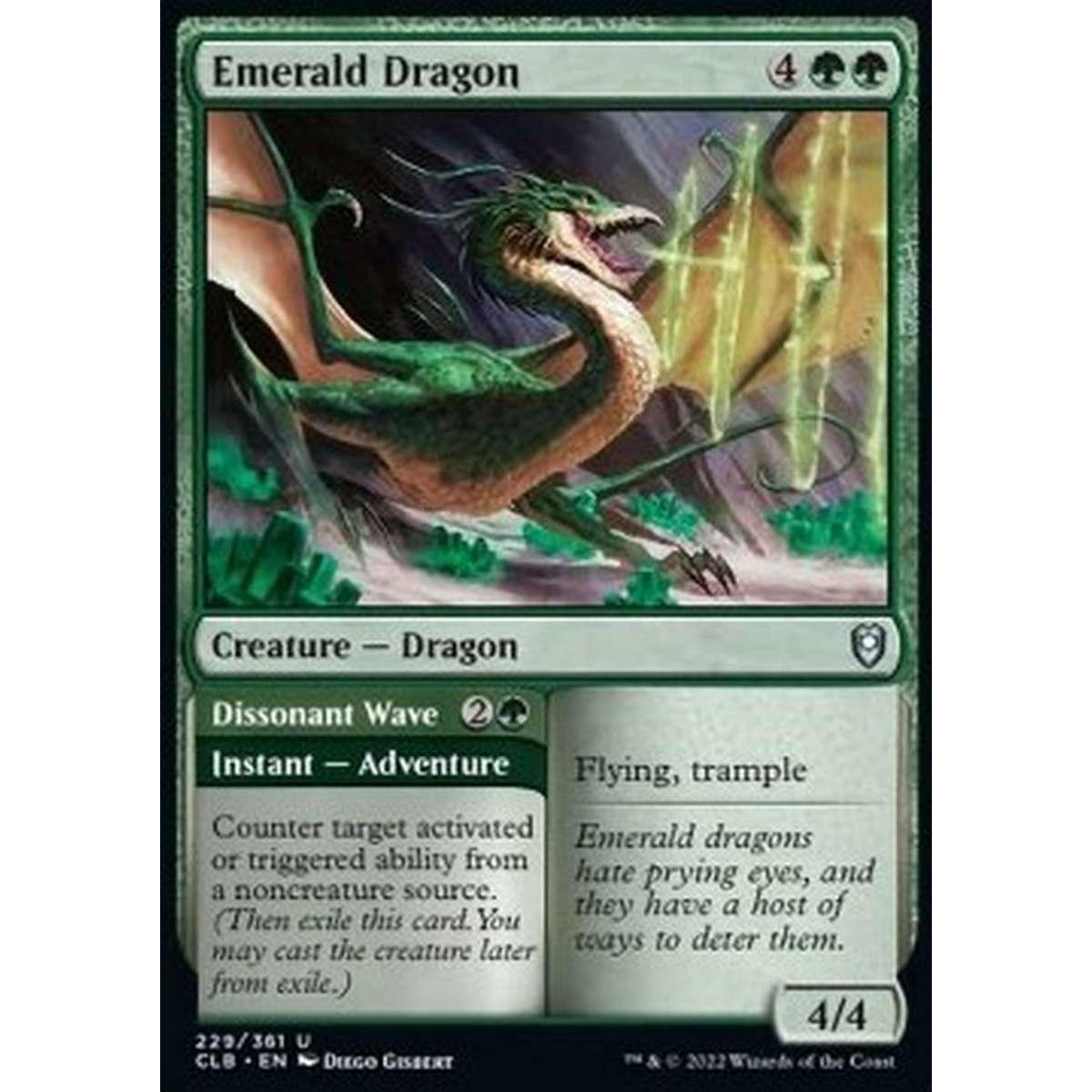 Emerald Dragon // Dissonant Wave - Drago di Smeraldo // Onda Dissonante - [CLB] [NM]
