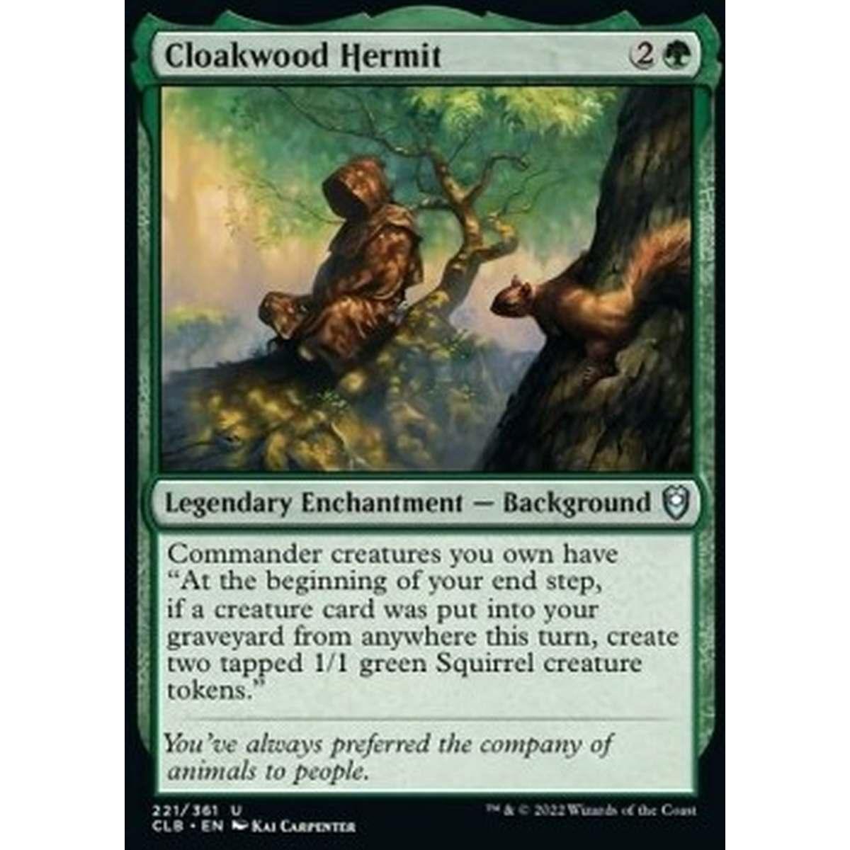 Cloakwood Hermit - Eremita di Bosco Ammantato - [CLB] [NM]