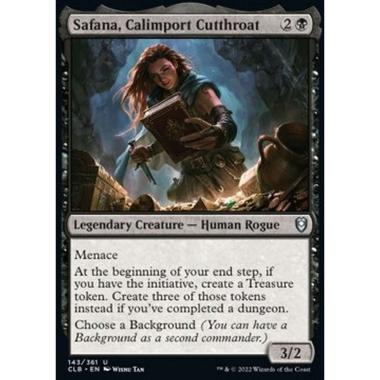 Safana, Calimport Cutthroat - Safana, Tagliagole di Calimport - [CLB] [NM]