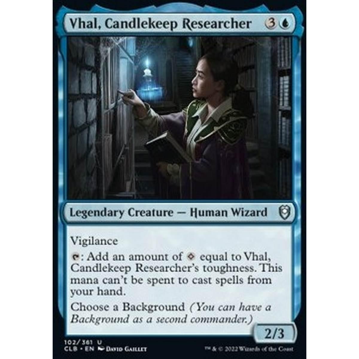 Vhal, Candlekeep Researcher - Vhal, Ricercatrice di Candlekeep - [CLB] [NM]