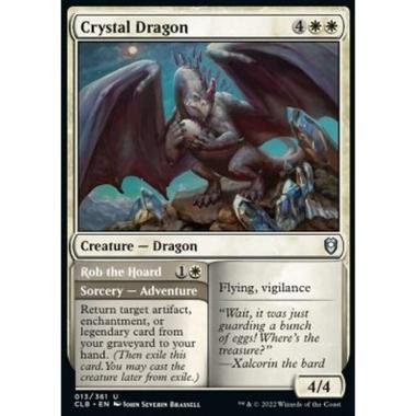 Crystal Dragon // Rob the Hoard - Drago di Cristallo // Rubare il Tesoro - [CLB] [NM]