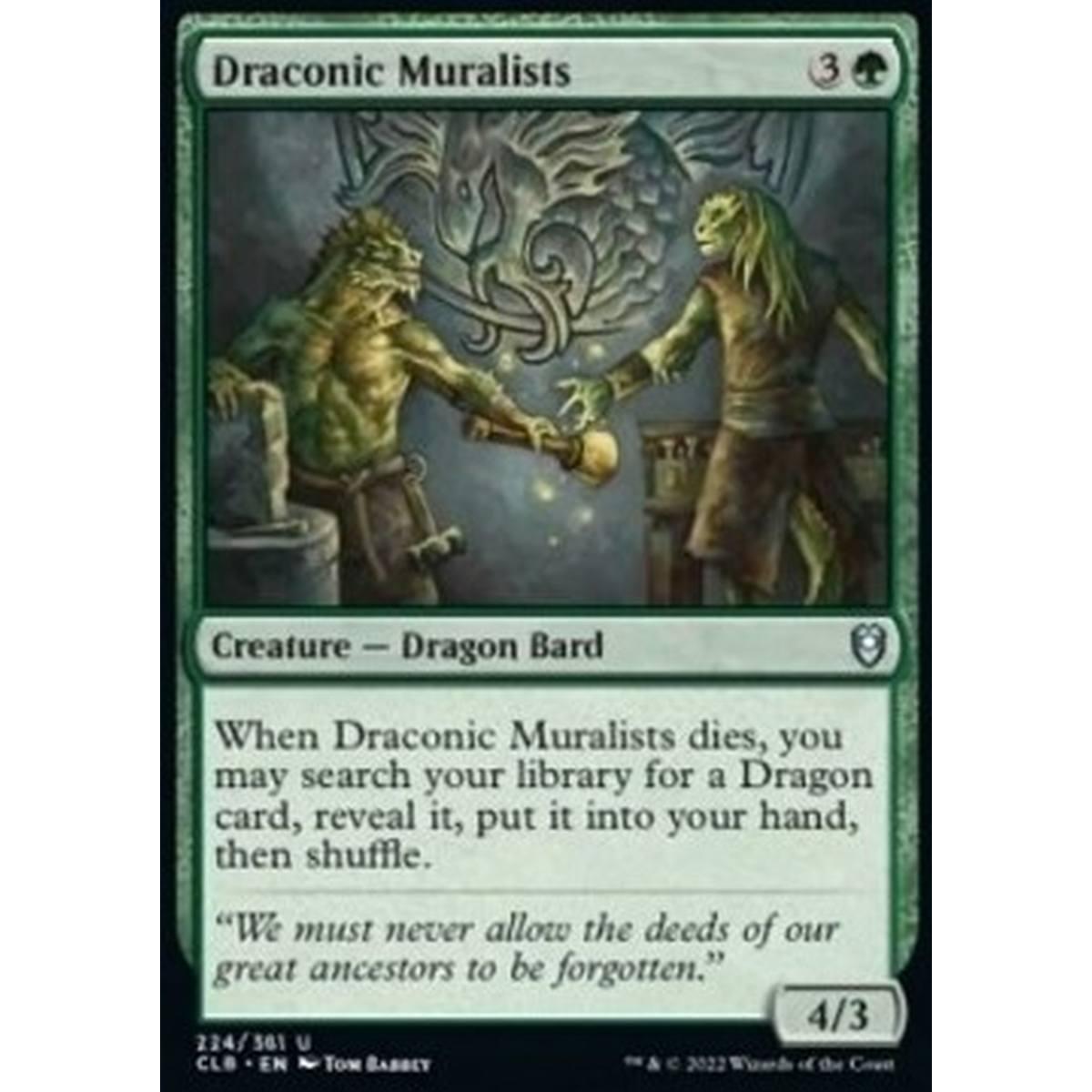 Draconic Muralists - Draconic Muralists - [CLB] [NM]