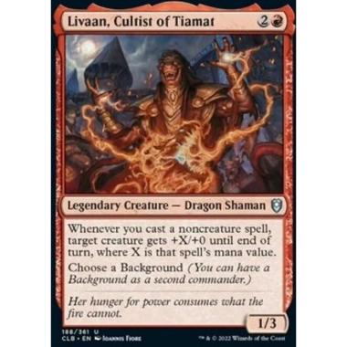 Livaan, Cultist of Tiamat - Livaan, Cultist of Tiamat - [CLB] [NM]
