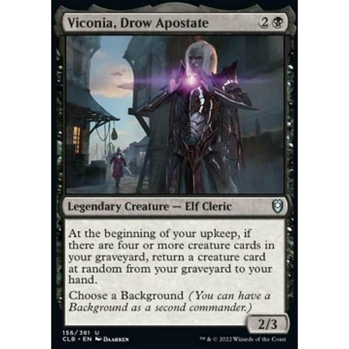 Viconia, Drow Apostate - Viconia, Drow Apostate - [CLB] [NM]