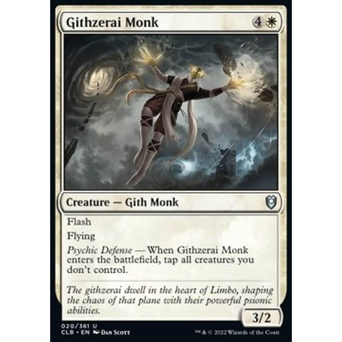 Githzerai Monk - Githzerai Monk - [CLB] [NM]