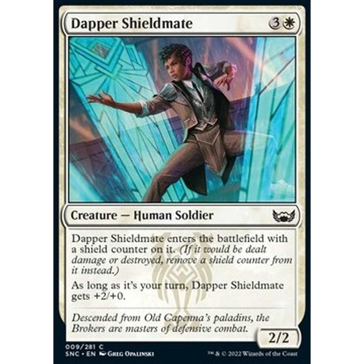 Dapper Shieldmate - Scutifera Elegante - [SNC] [NM] [Foil]