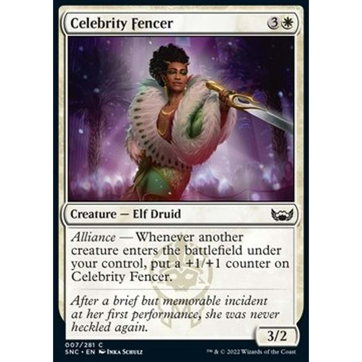 Celebrity Fencer - CelebritÃ Spadaccina - [SNC] [NM] [Foil]