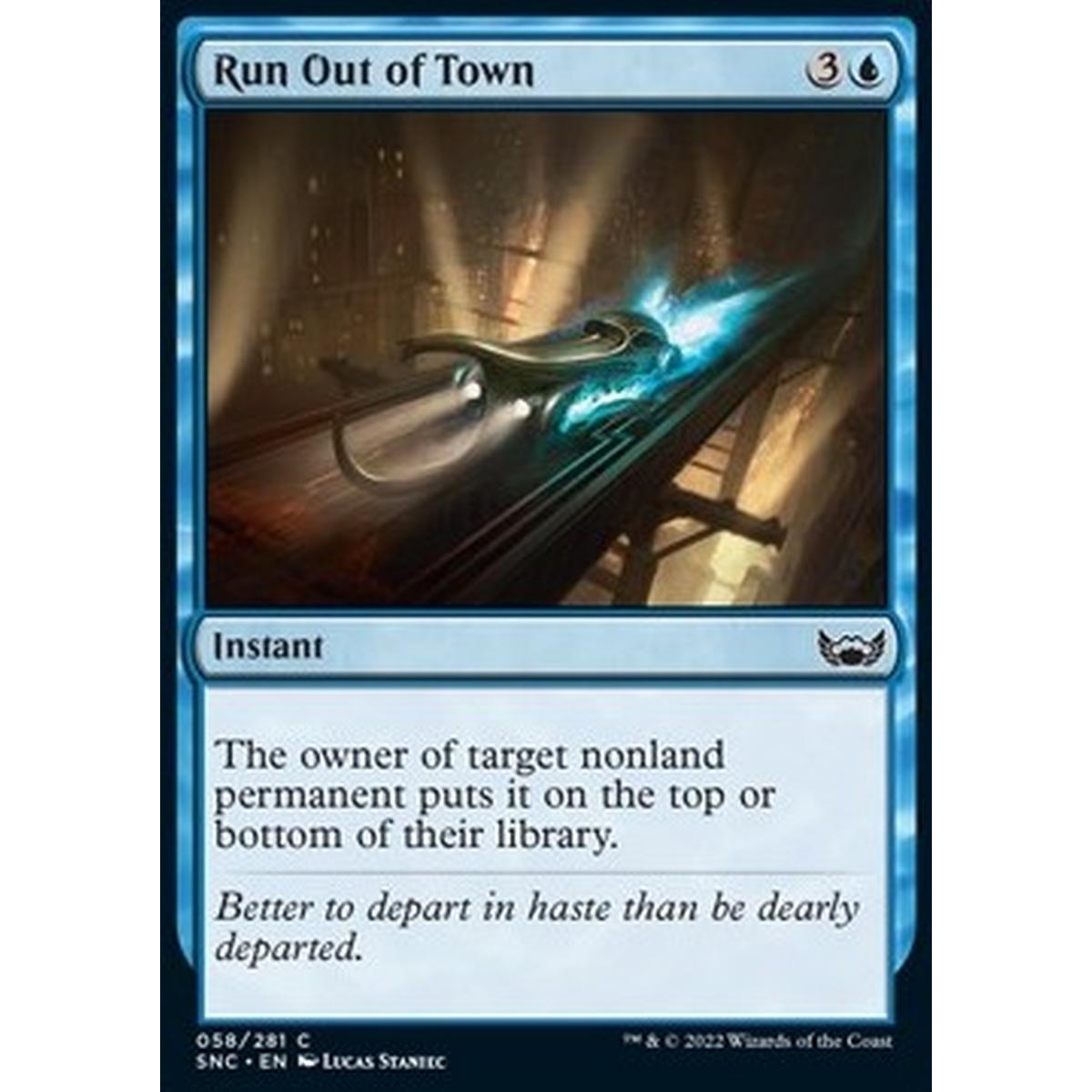 Run Out of Town - Fuggire dalla CittÃ - [SNC] [NM] [Foil]