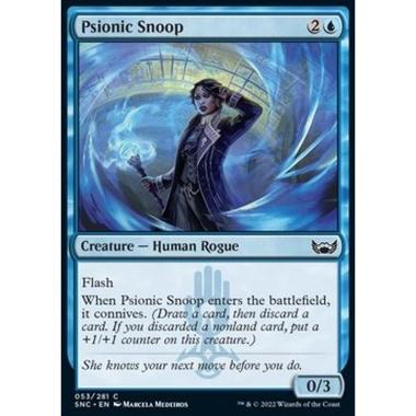 Psionic Snoop - Ficcanaso Psionica - [SNC] [NM] [Foil]