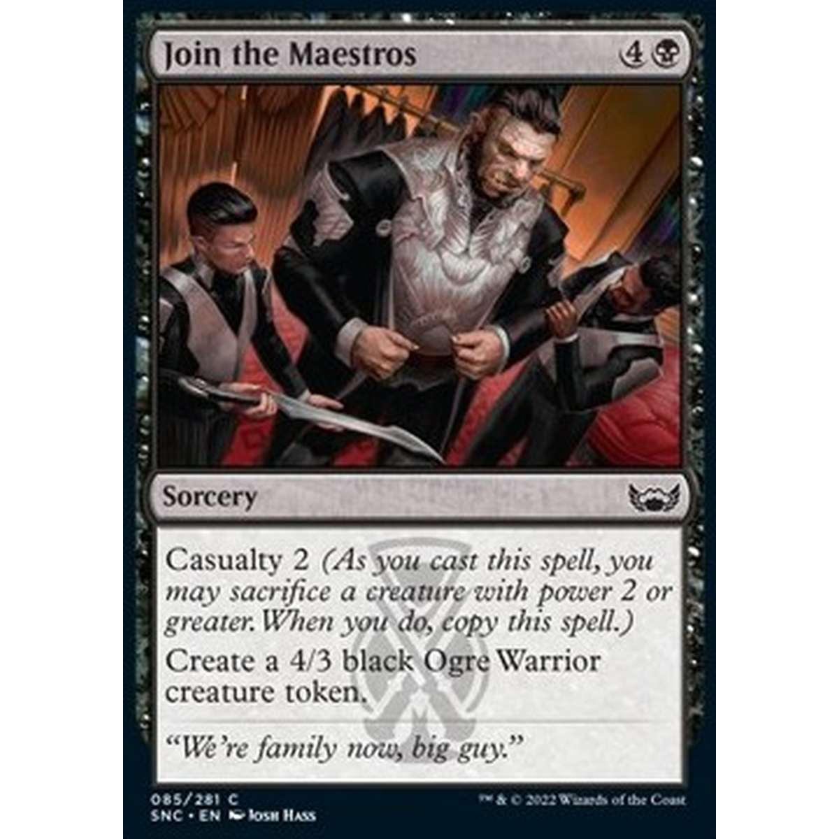 Join the Maestros - Unirsi ai Maestro - [SNC] [NM] [Foil]