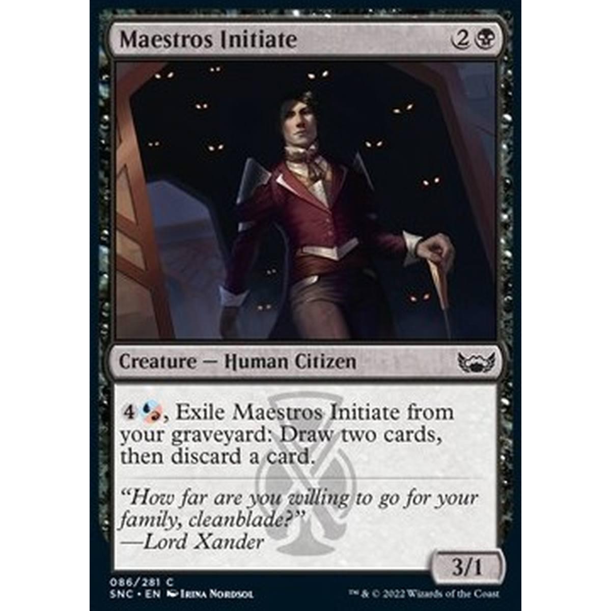 Maestros Initiate - Iniziato dei Maestro - [SNC] [NM] [Foil]