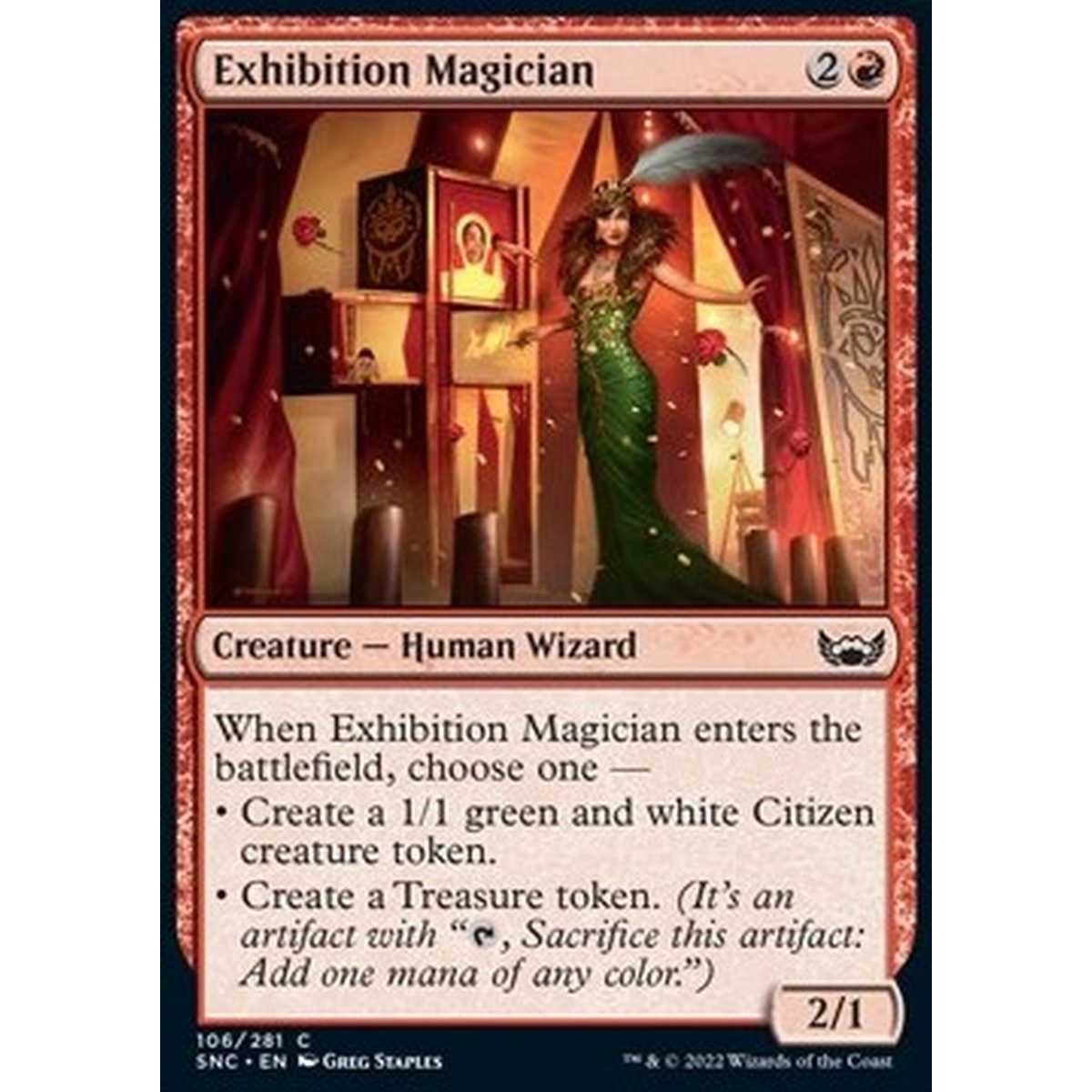 Exhibition Magician - Prestigiatrice - [SNC] [NM] [Foil]