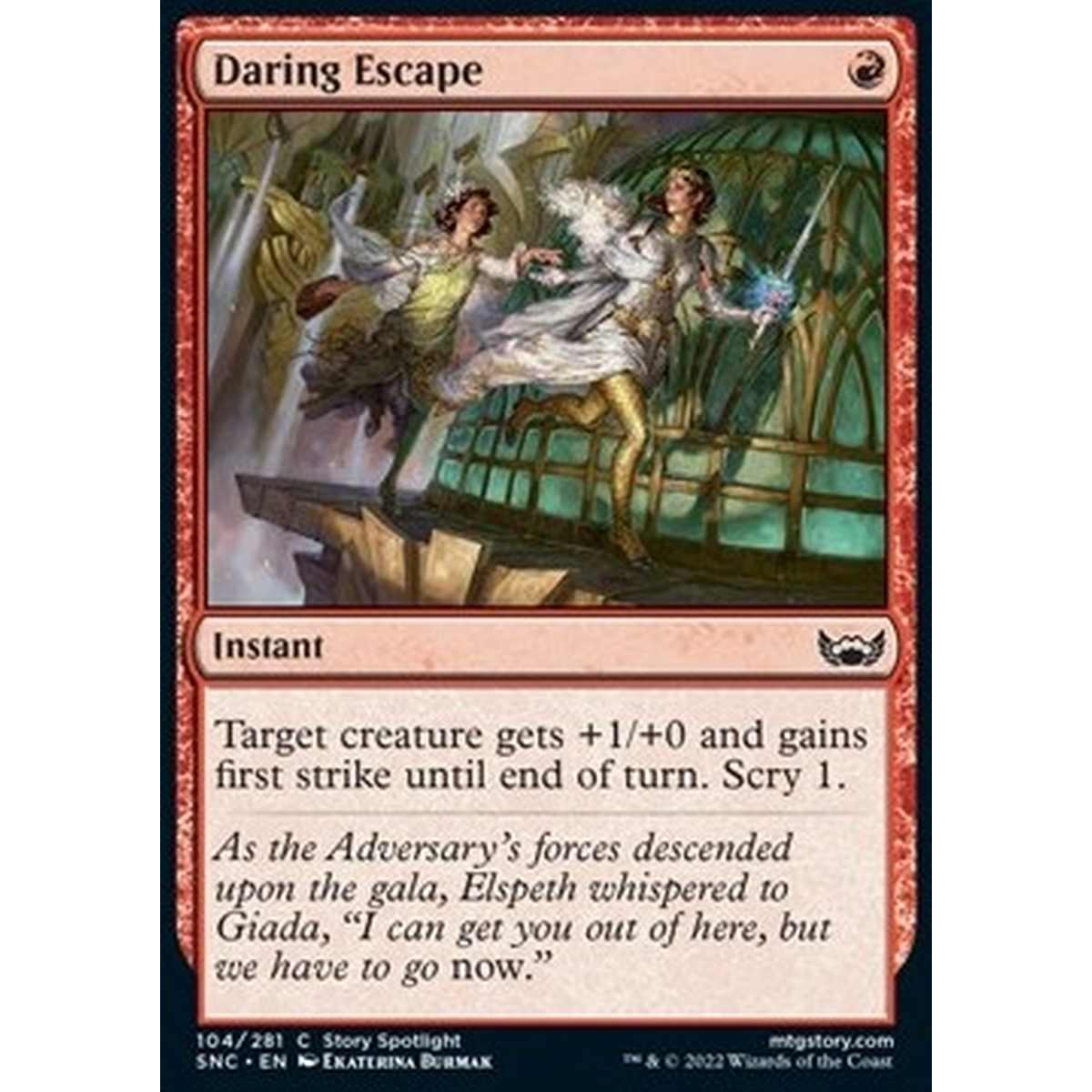 Daring Escape - Fuga Audace - [SNC] [NM] [Foil]