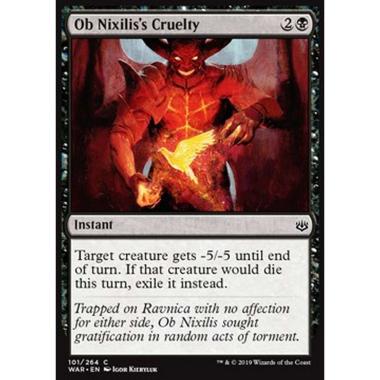 Ob Nixilis's Cruelty - CrudeltÃ di Ob Nixilis - [WAR] [NM]