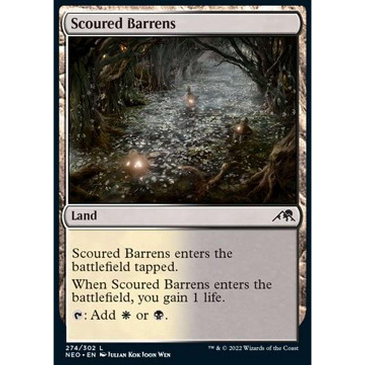 Scoured Barrens - Distese Desolate - [NEO] [NM] [Foil]