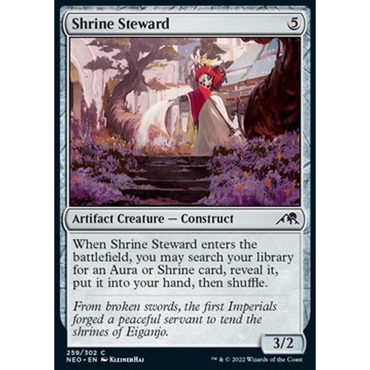 Shrine Steward - Attendente del Santuario - [NEO] [NM] [Foil]