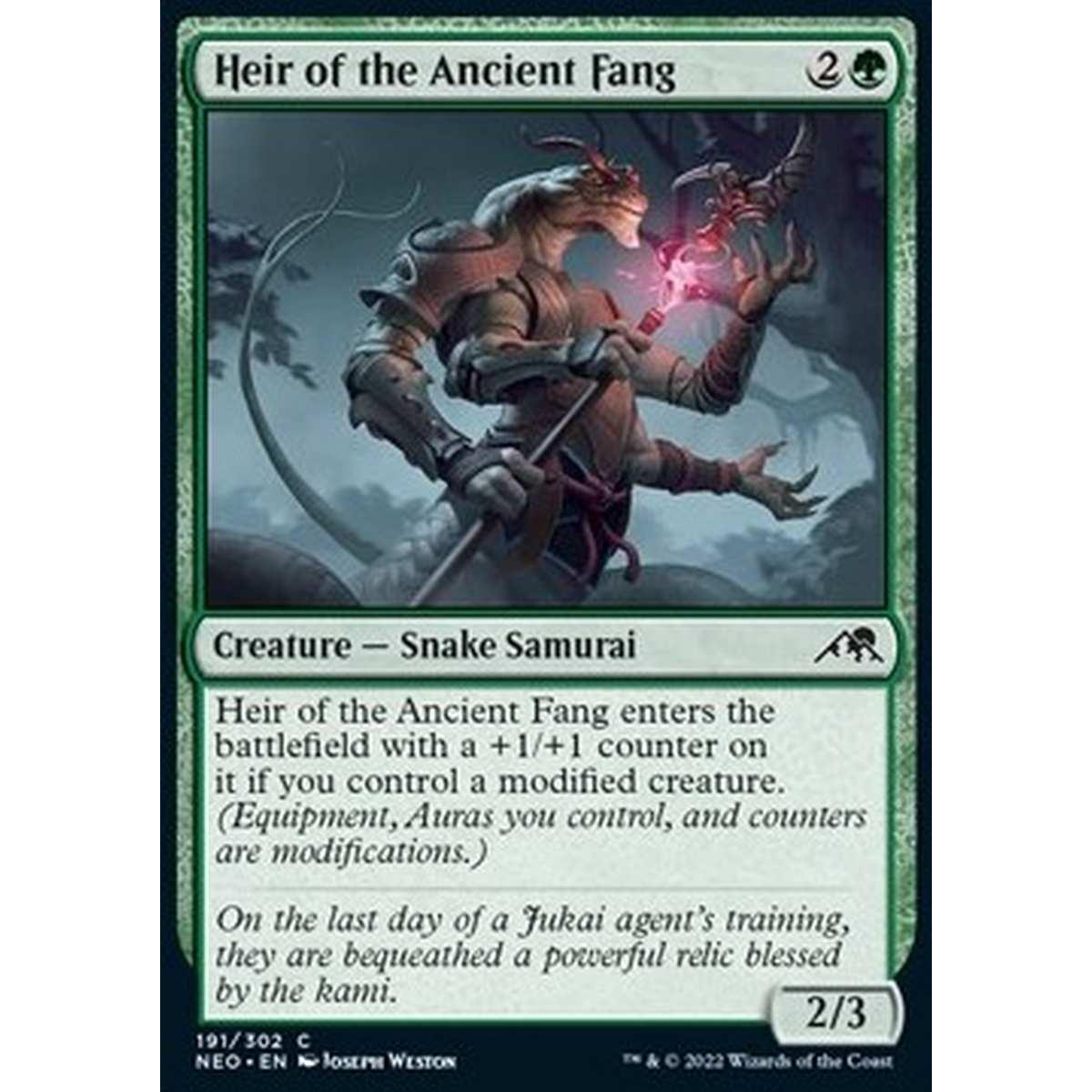 Heir of the Ancient Fang - Erede dell'Antica Zanna - [NEO] [NM] [Foil]