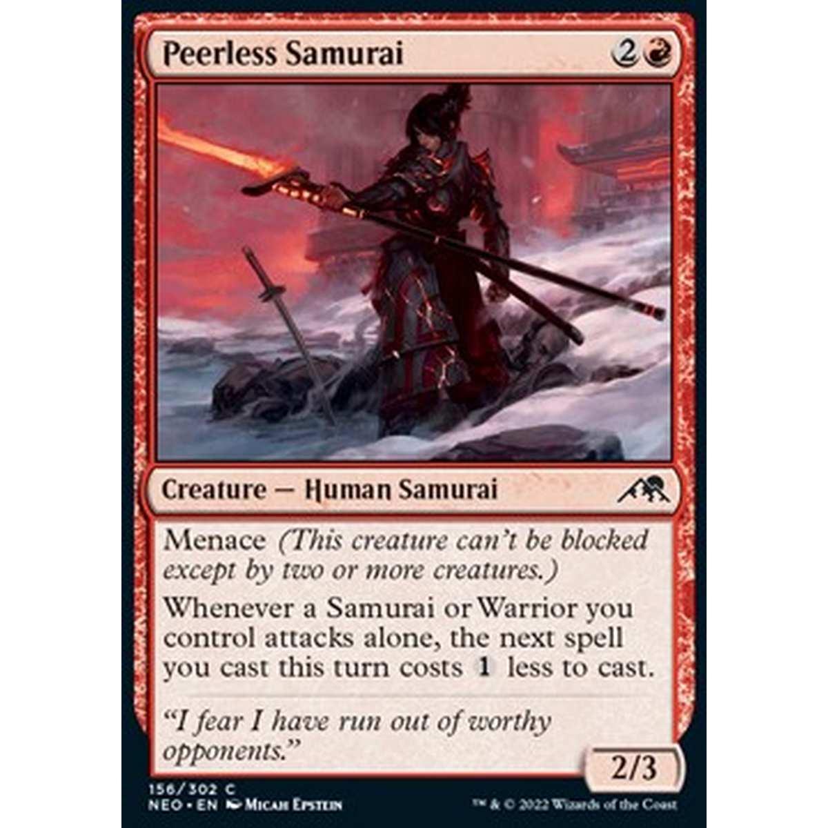 Peerless Samurai - Samurai Incomparabile - [NEO] [NM] [Foil]