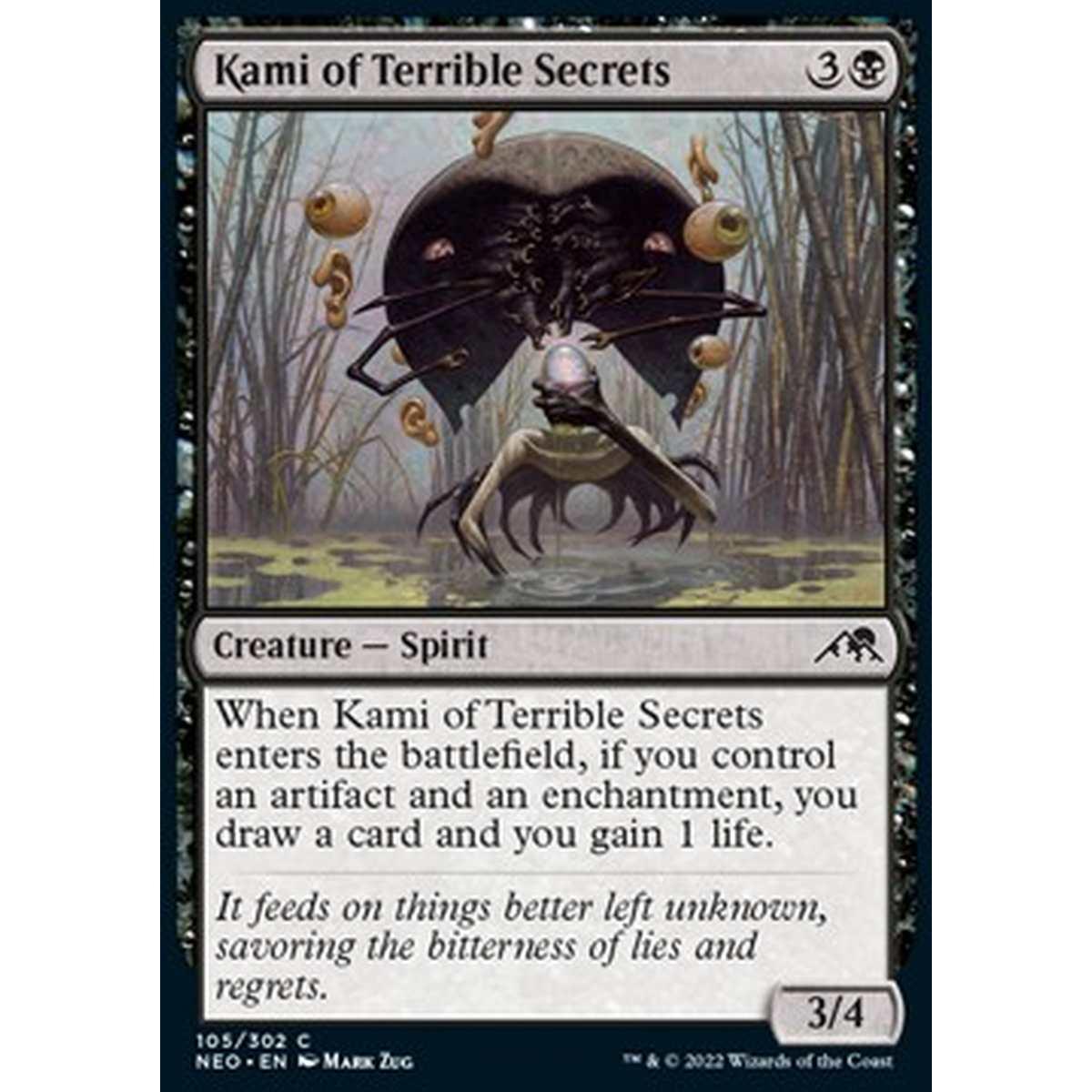 Kami of Terrible Secrets - Kami dei Terribili Segreti - [NEO] [NM] [Foil]