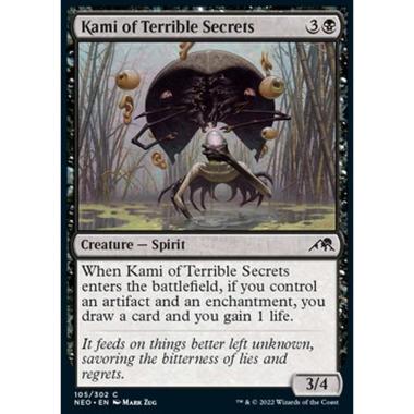 Kami of Terrible Secrets - Kami dei Terribili Segreti - [NEO] [NM] [Foil]