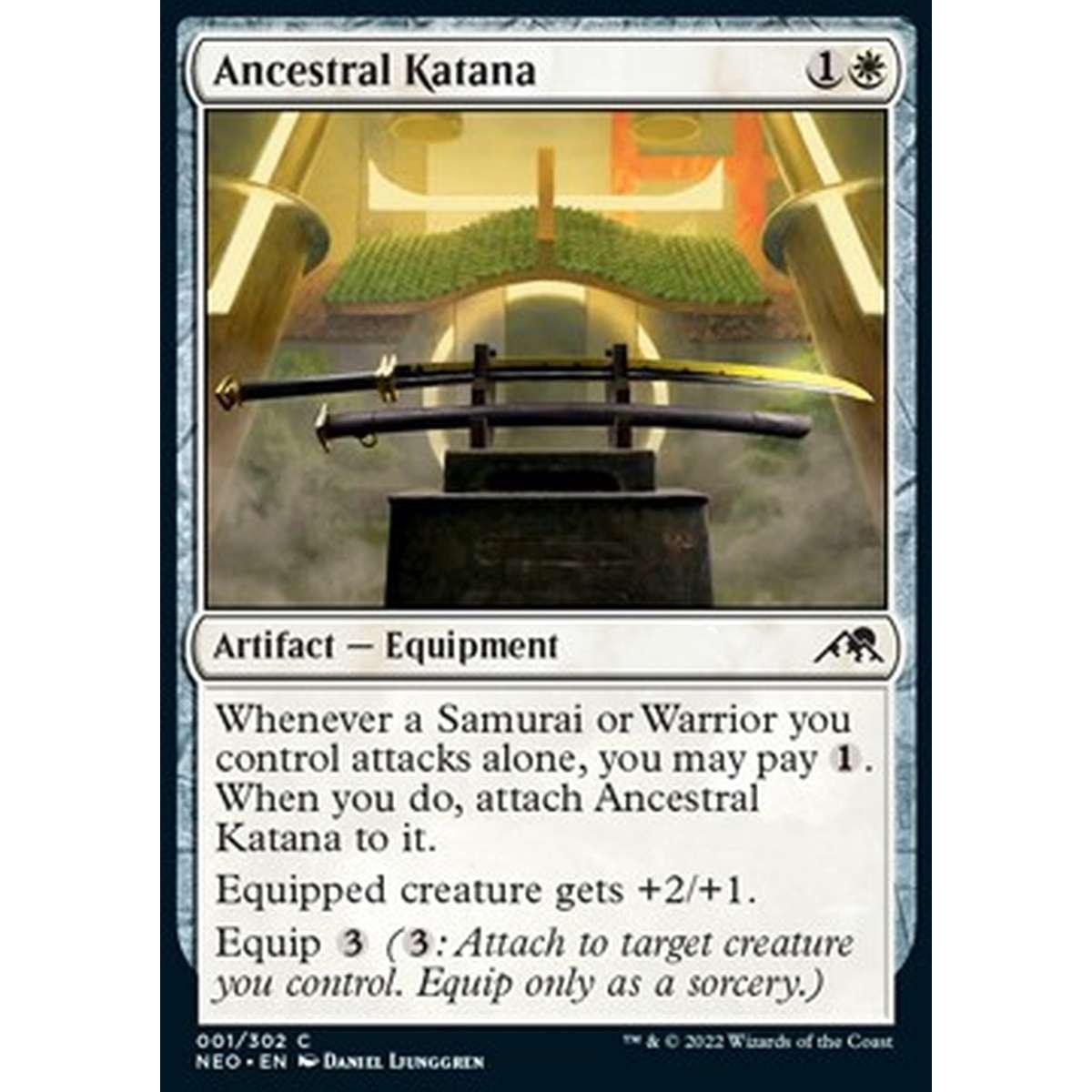Ancestral Katana - Katana Ancestrale - [NEO] [NM] [Foil]