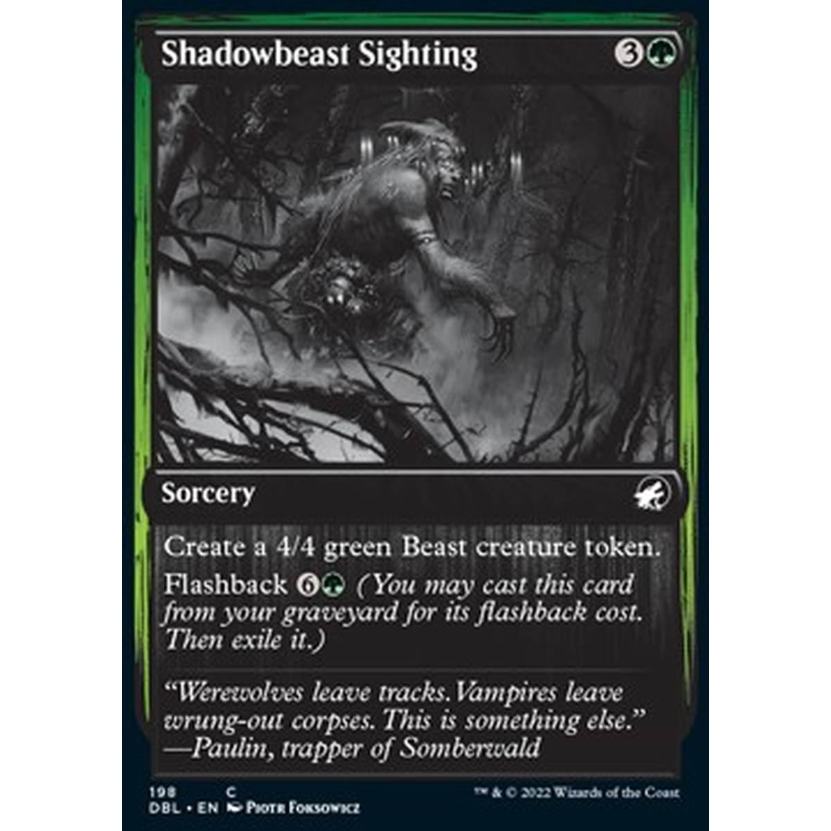 Shadowbeast Sighting - Shadowbeast Sighting - [DBL] [NM]