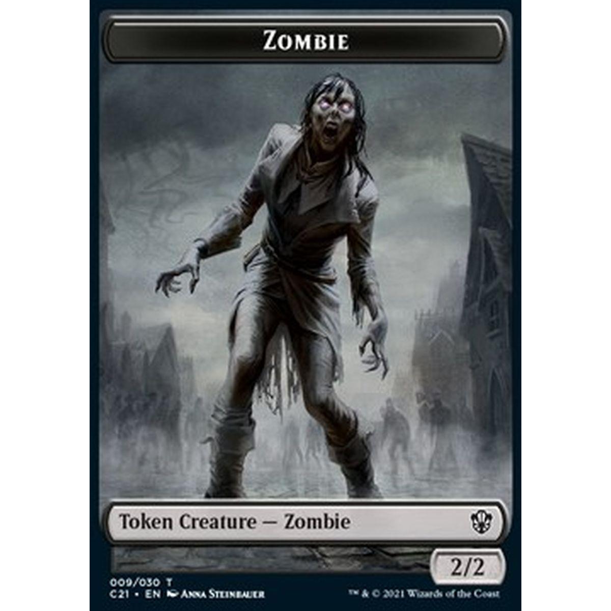 Zombie Token (B 2/2) // Spirit Token (WB 1/1) - Zombie Token (B 2/2) // Spirit Token (WB 1/1) - [XC21] [NM]