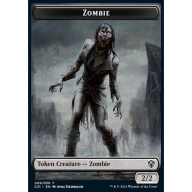 Zombie Token (B 2/2) // Spirit Token (WB 1/1) - Zombie Token (B 2/2) // Spirit Token (WB 1/1) - [XC21] [NM]