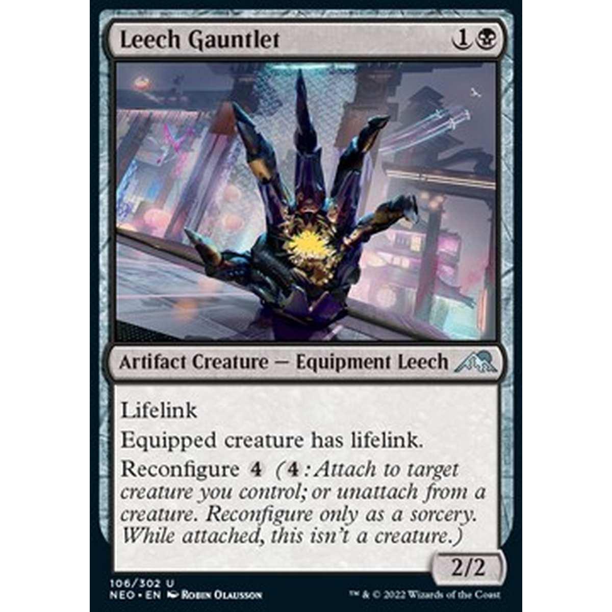Leech Gauntlet - Guanto Sanguisuga - [NEO] [NM]