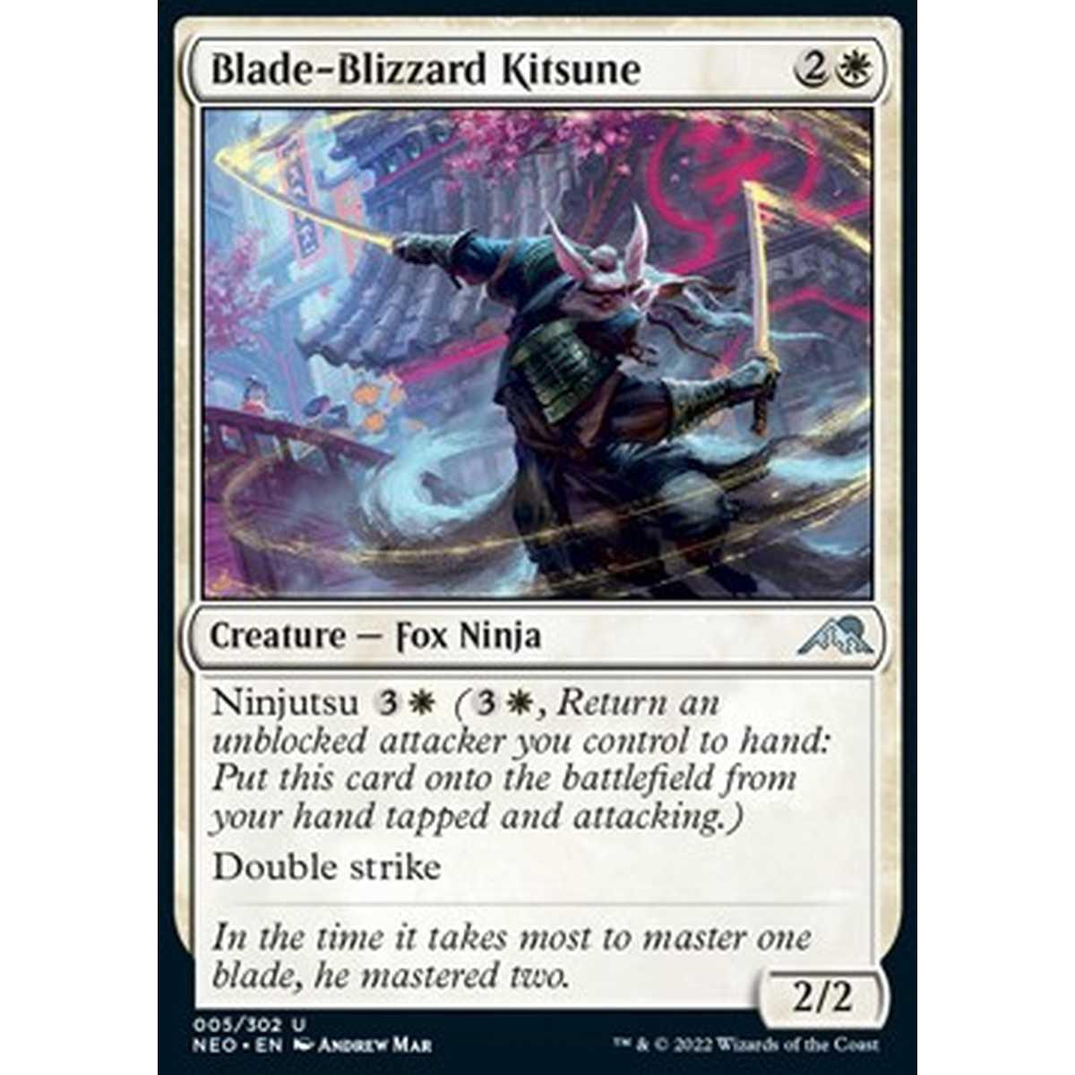 Blade-Blizzard Kitsune - Kitsune della Tempesta di Lame - [NEO] [NM]