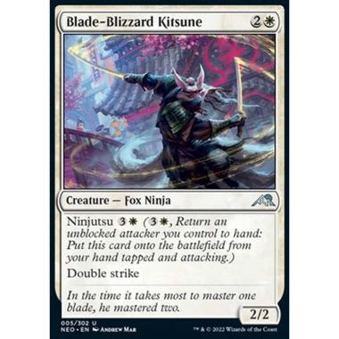 Blade-Blizzard Kitsune - Kitsune della Tempesta di Lame - [NEO] [NM]