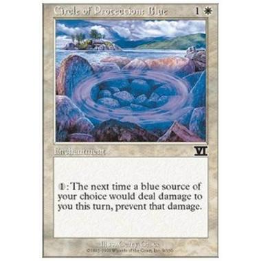 Circle of Protection: Blue - Circolo di Protezione: Blu - [6ED] [EX]