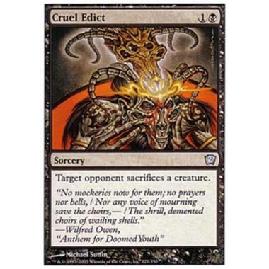 Cruel Edict - Editto Crudele - [9ED] [EX]