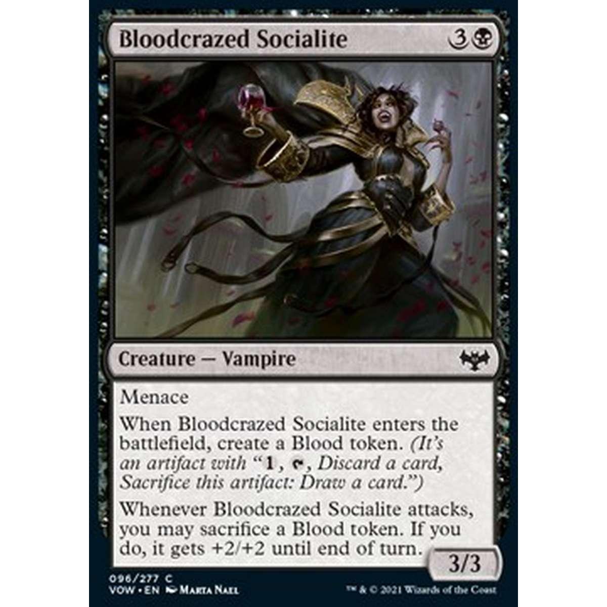 Bloodcrazed Socialite - Aristocratica Smaniosa di Sangue - [VOW] [NM] [Foil]