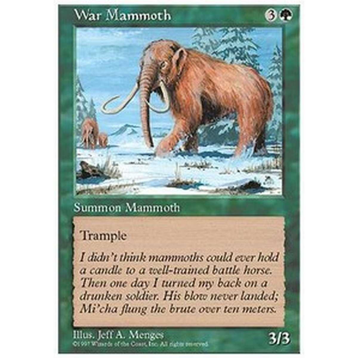 War Mammoth - Mammut da Guerra - [5ED] [LP]
