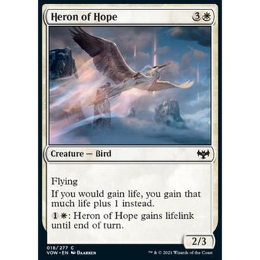 Heron of Hope - Airone della Speranza - [VOW] [NM] [Foil]