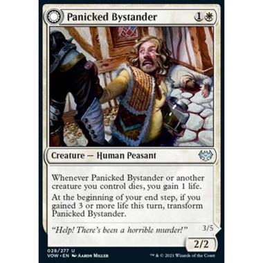 Panicked Bystander // Cackling Culprit - Passante Atterrito // Colpevole Sghignazzante - [VOW] [NM]