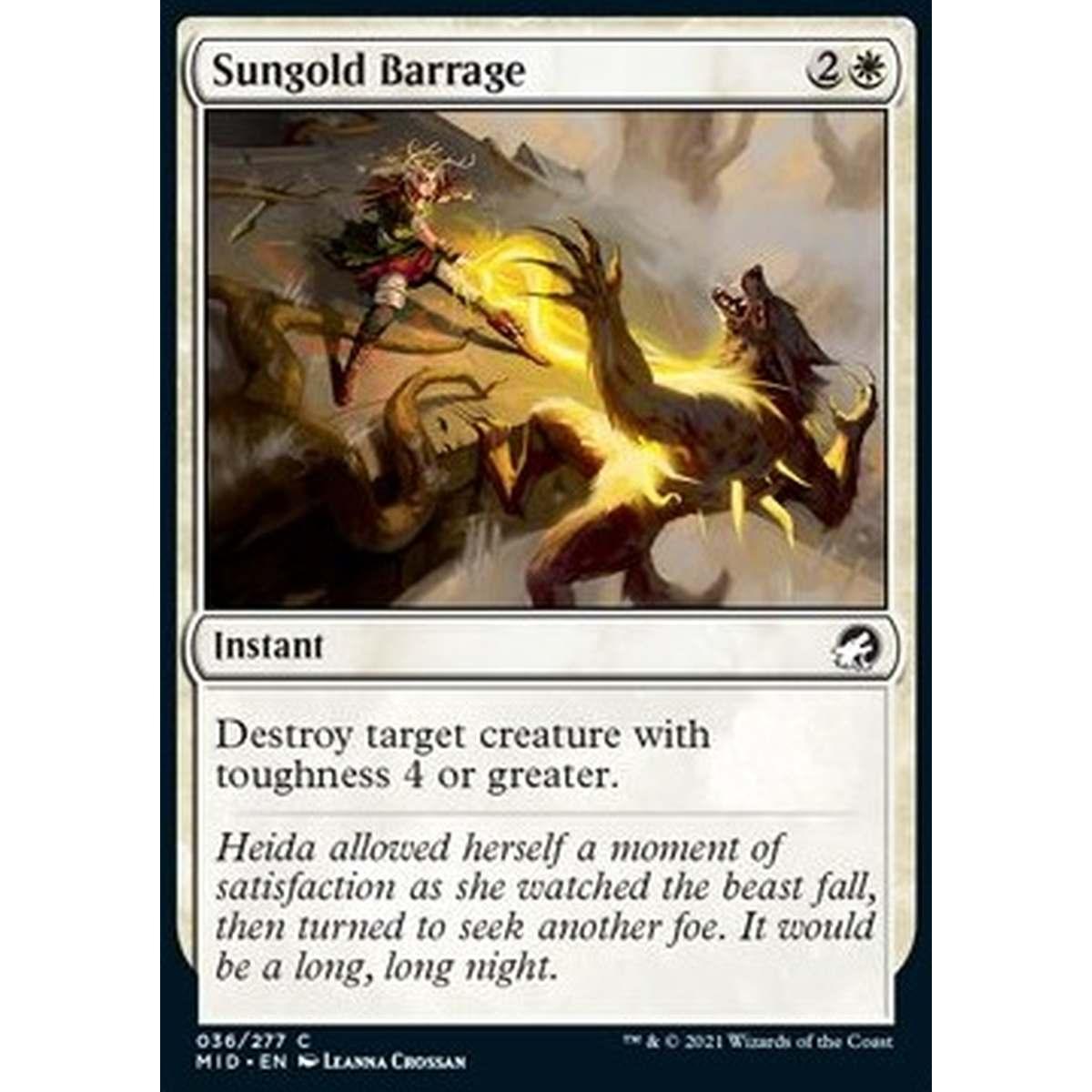Sungold Barrage - Raffica di Eliodoro - [MID] [NM] [Foil]