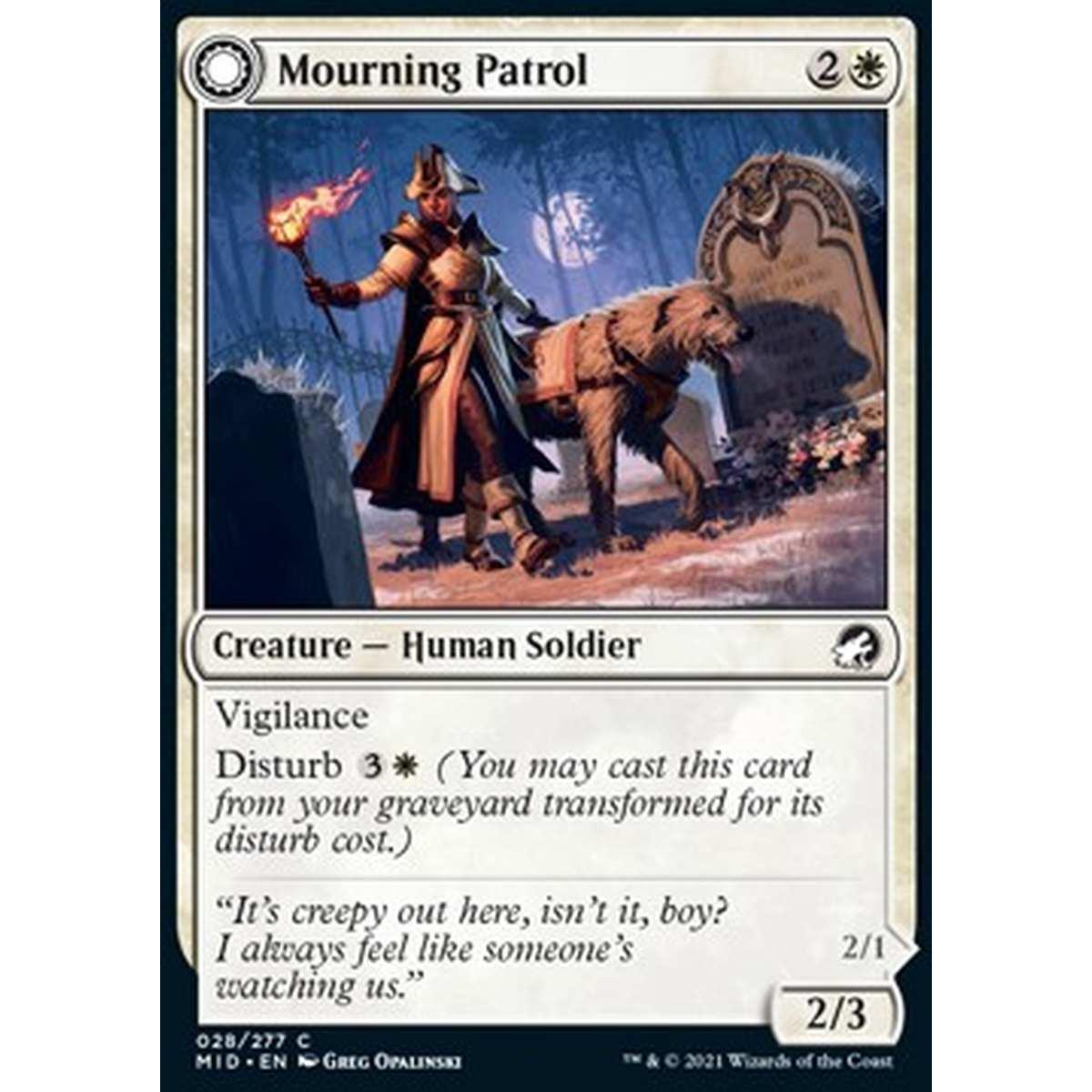 Mourning Patrol // Morning Apparition - Pattuglia dei Tramontati // Apparizione del Mattino - [MID] [NM] [Foil]