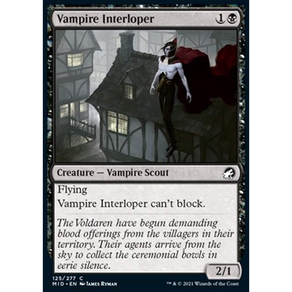 Vampire Interloper - Vampiro Intruso - [MID] [NM] [Foil]
