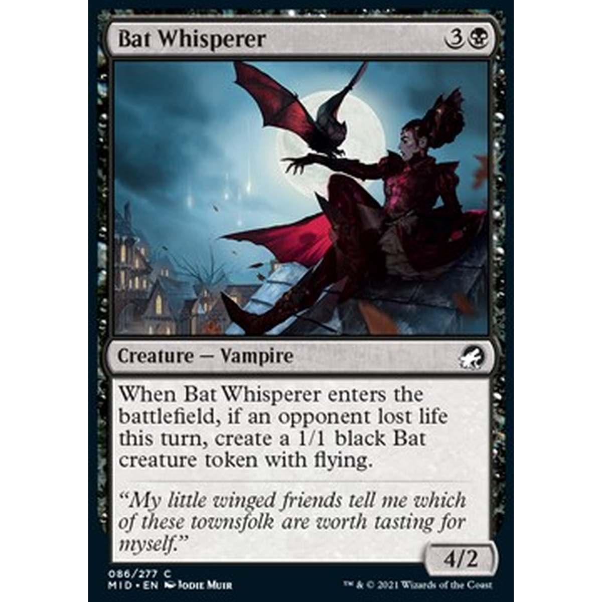 Bat Whisperer - Sussurratrice dei Pipistrelli - [MID] [NM] [Foil]