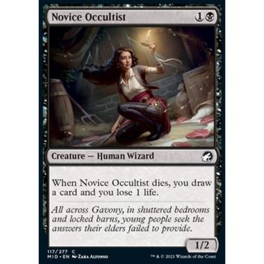 Novice Occultist - Occultista Novizia - [MID] [NM] [Foil]